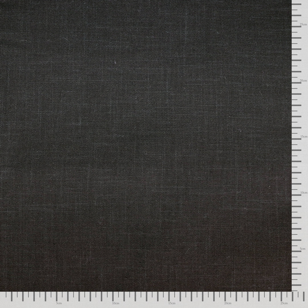 Sashiko Stoff Einfarbig - Schwarz
