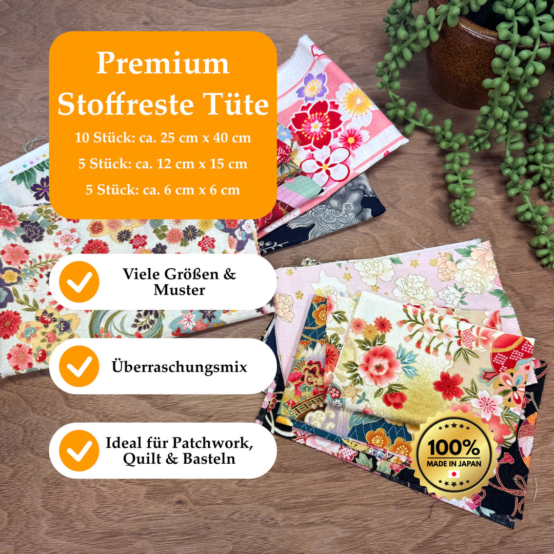 Stoffreste Tüte - Floral