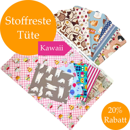 Stoffreste Tüte - Kawaii