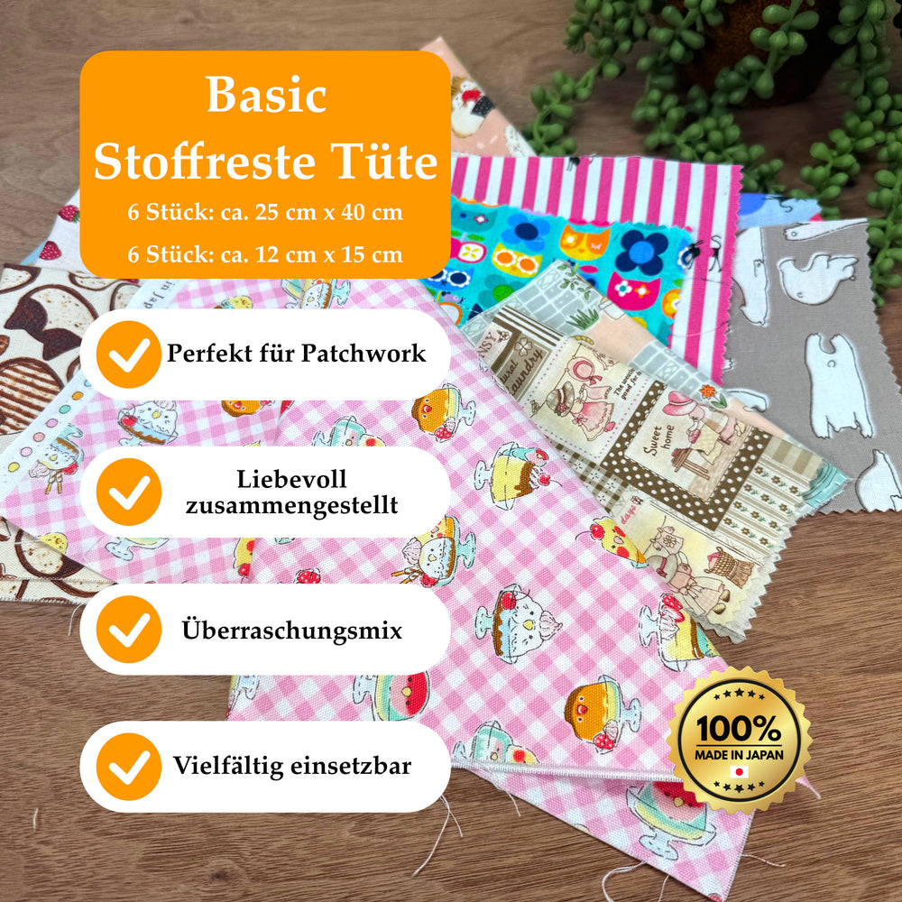 Stoffreste Tüte - Kawaii