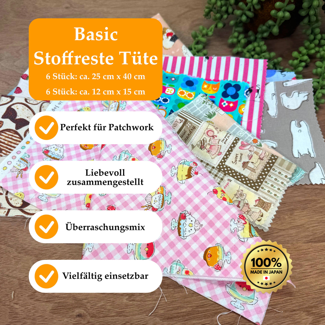 Stoffreste Tüte - Kawaii