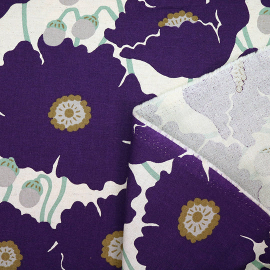 Mohnblumen Groß - Lila