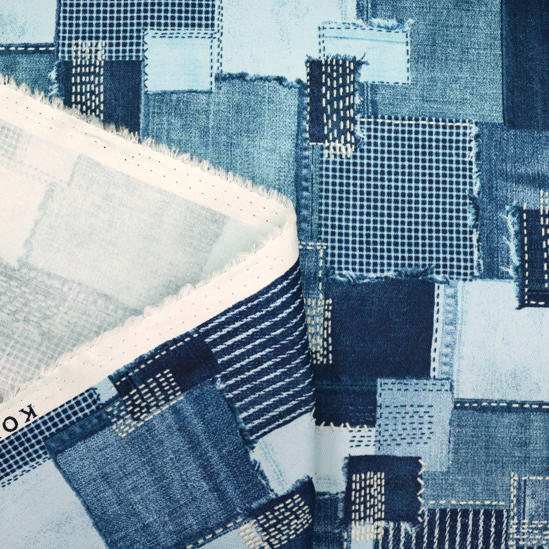 Sashiko Denim Nr.01 - Blau