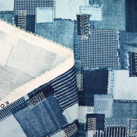 Sashiko Denim Nr.01 - Blau