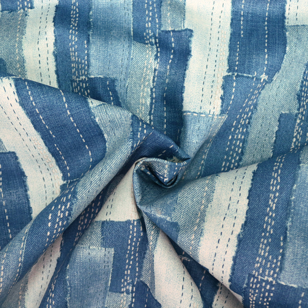 Sashiko Denim Nr.02 - Blau
