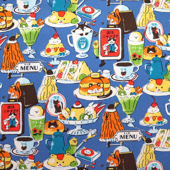 Süßes Dessert - Blau