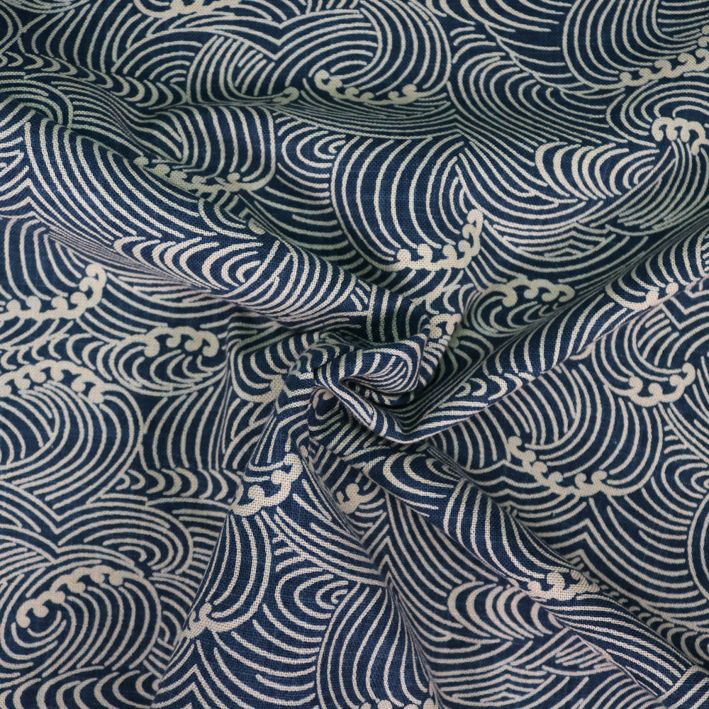 Wilde Welle - Dunkelblau
