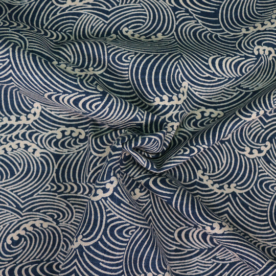 Wilde Welle - Dunkelblau