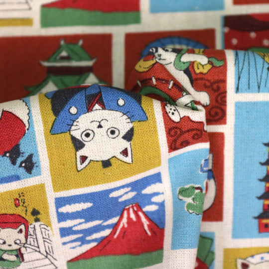 Traditionelle japanische Katzen - Weiß