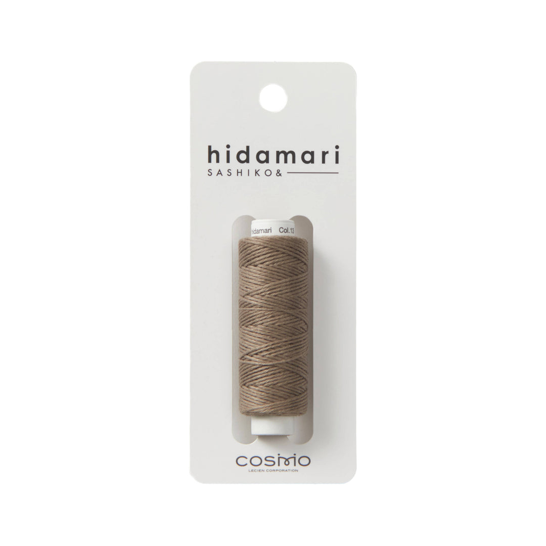 Hidamari Sashiko Garn - 13 taupe