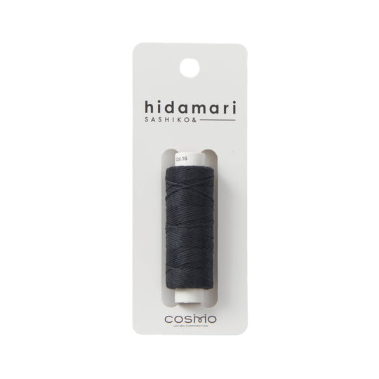 Hidamari Sashiko Garn - 16 schwarz