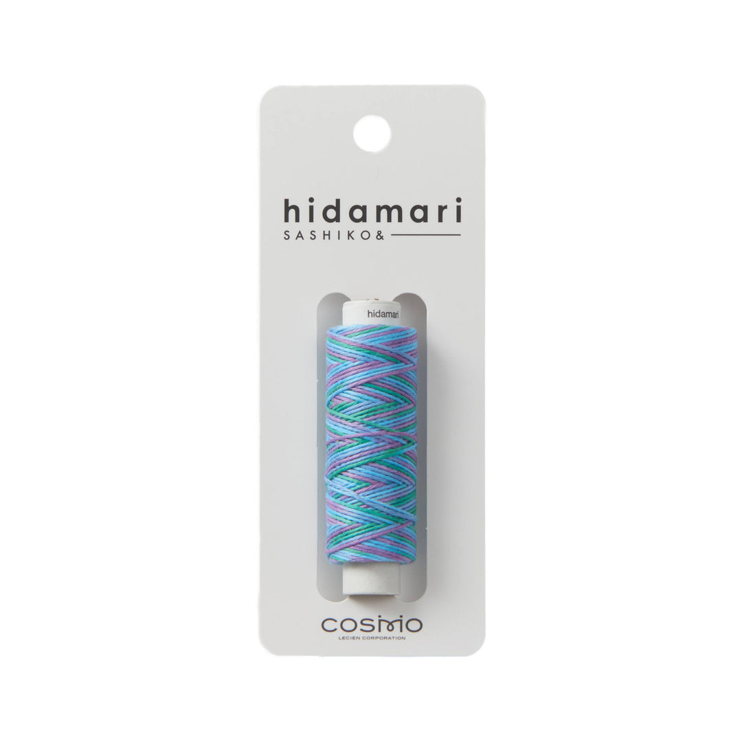Hidamari Sashiko Garn - Multicolor - 305 lila blau