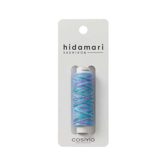 Hidamari Sashiko Garn - Multicolor - 305 lila blau