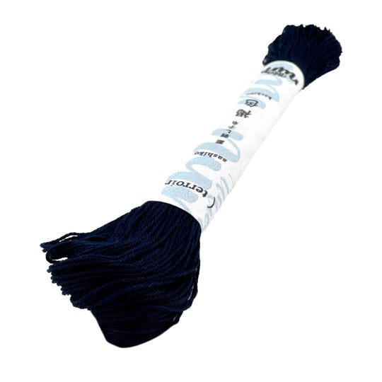 Indigo Sashiko Garn - handgefärbt - 03 kachiiro