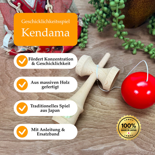 Kendama aus Holz – japanisches Geschicklichkeitsspiel