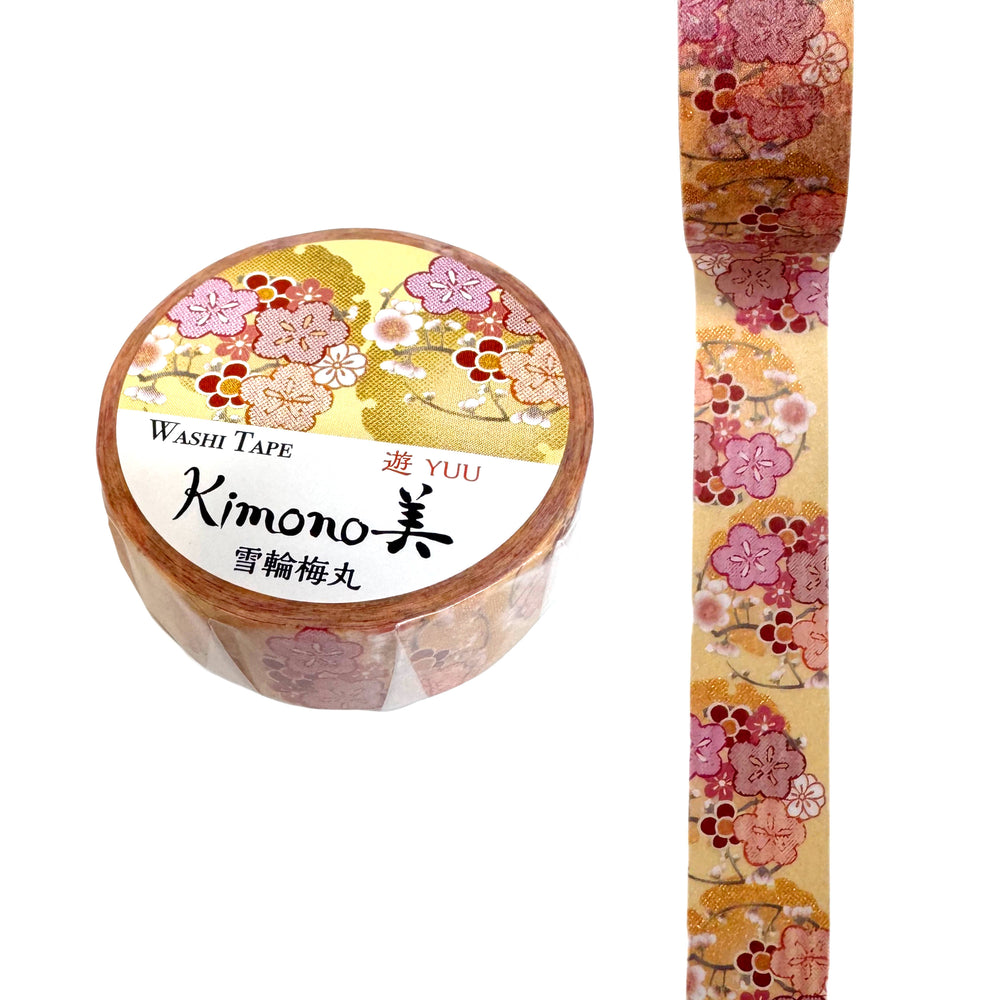 Washi-Tape - Kimono - Sakura & Yukiwa