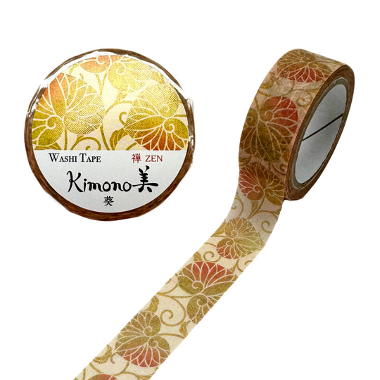 Washi-Tape - Kimono - Blätter & Arabesken