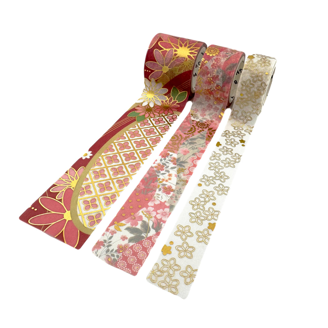 Washi-Tape Set - Kimono - Rot