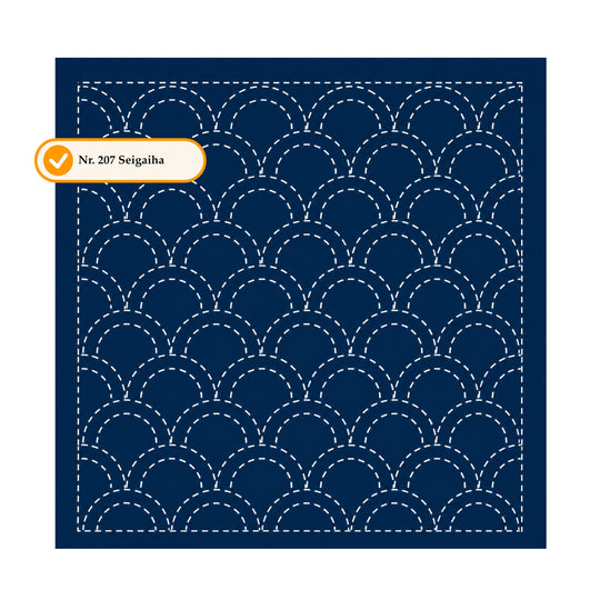 Olympus Sashiko Mustertuch - Moyouzashi