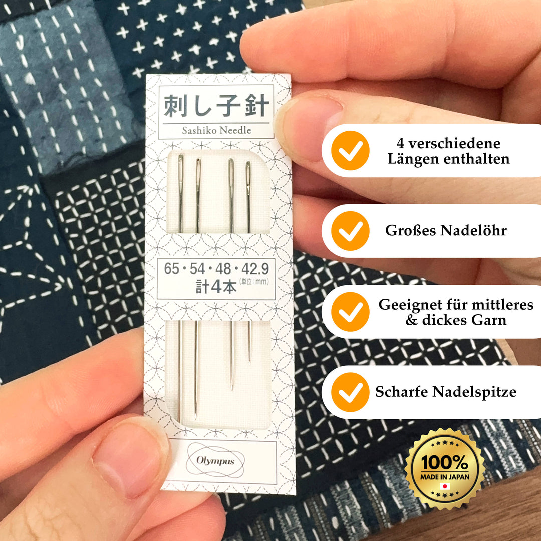 Olympus Sashiko-Nadeln - 4 Stück