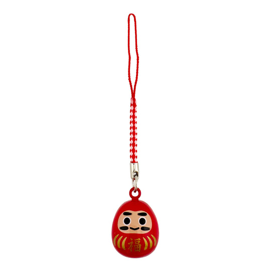Schlüsselanhänger mit Glöckchen – Daruma